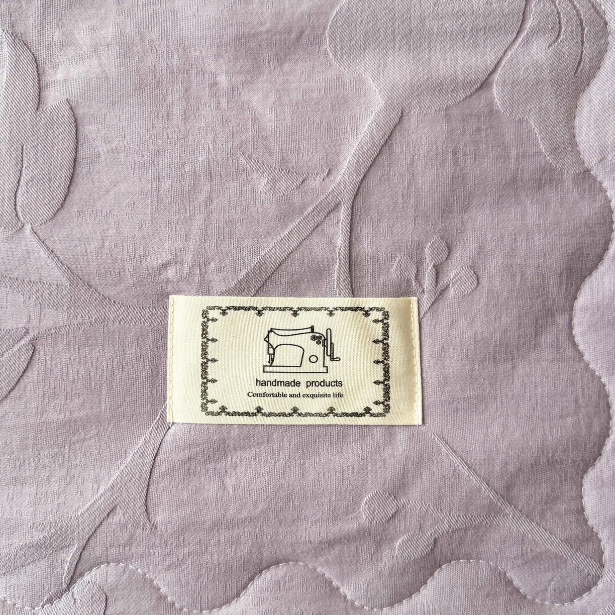 91家纺网 家纺一手货源 找家纺 乐家毛巾被（工厂自产自销） 2026春夏新款全棉60S长绒棉立体厚织提花整张棉花夏被四件套单夏被枕套夏凉被空 碧罗