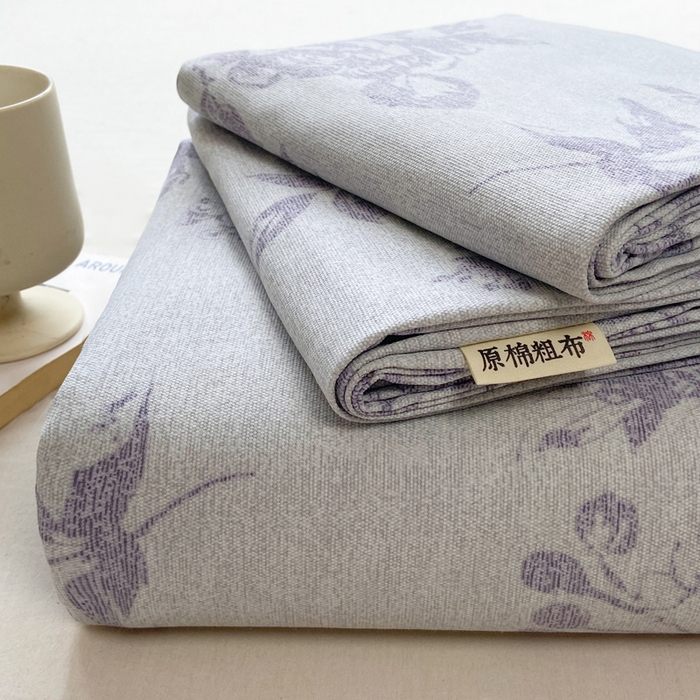 91家纺网 家纺一手货源 找家纺 （总）羽梦家纺 2026新款老粗布床单三件套