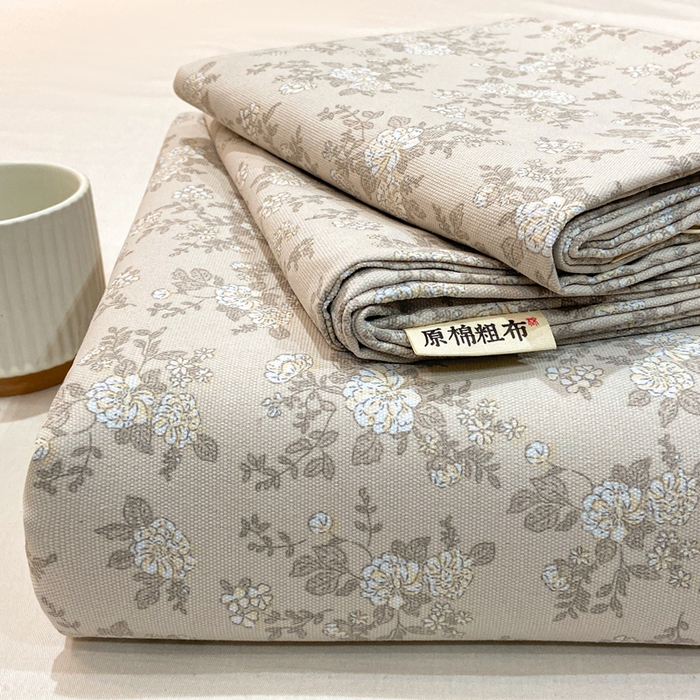 91家纺网 家纺一手货源 找家纺 （总）羽梦家纺 2026新款老粗布床单三件套