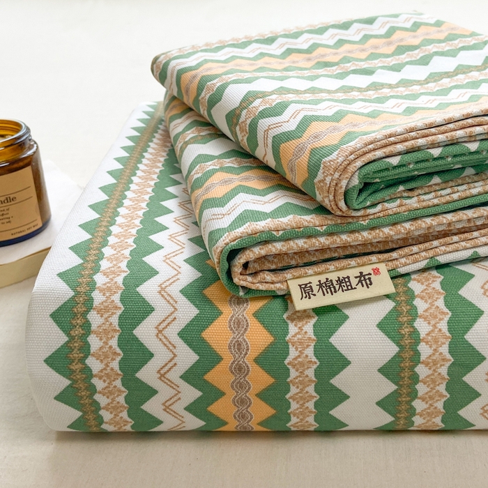 91家纺网 家纺一手货源 找家纺 （总）羽梦家纺 2026新款老粗布床单三件套