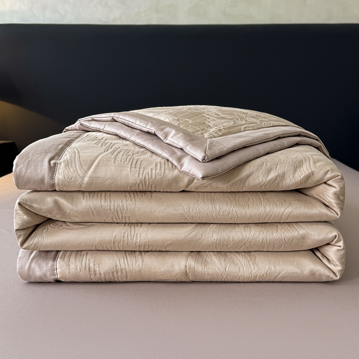 乐家毛巾被（工厂自产自销） 2026春夏新款全棉60S长绒棉立体厚织提花整张棉花夏被四件套单夏被枕套夏凉被空 缠绕