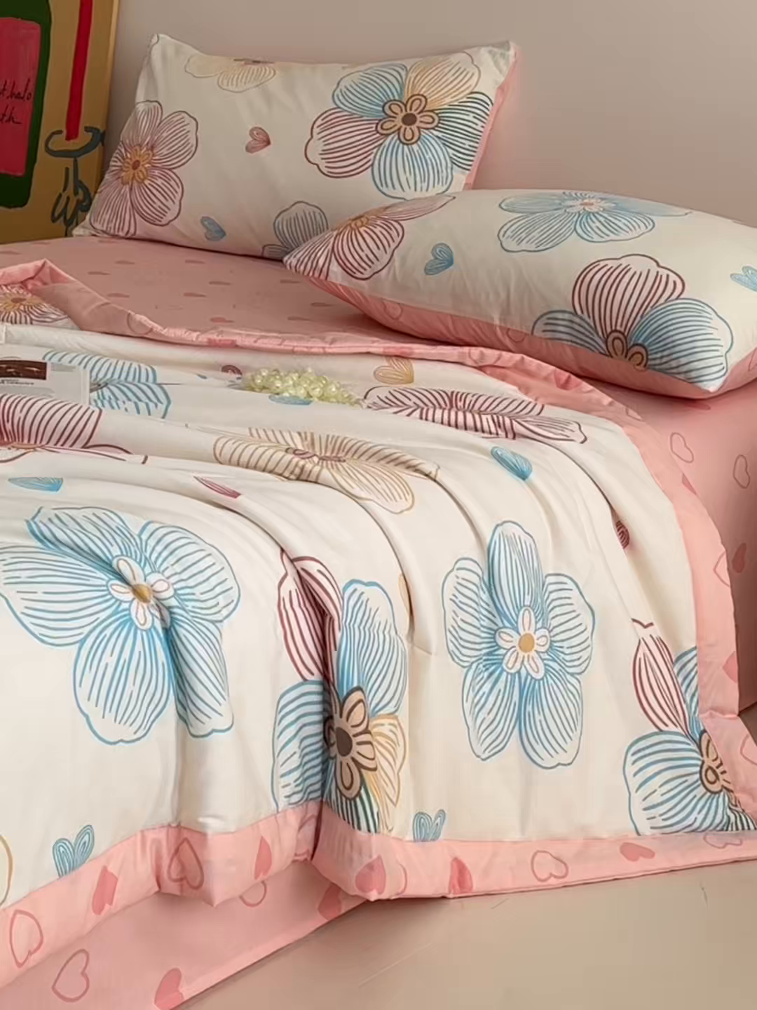 91家纺网 家纺一手货源 找家纺 （总）春皖家纺 2026春夏新款全棉印花夏被夏凉被空调被