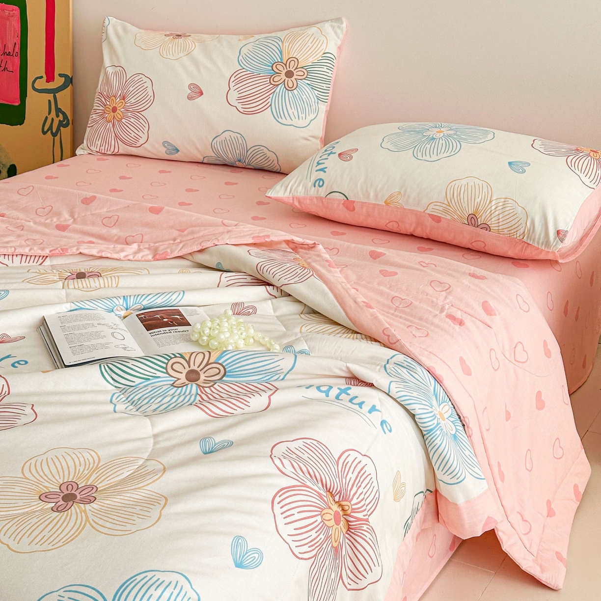 91家纺网 家纺一手货源 找家纺 （总）春皖家纺 2026春夏新款全棉印花夏被夏凉被空调被