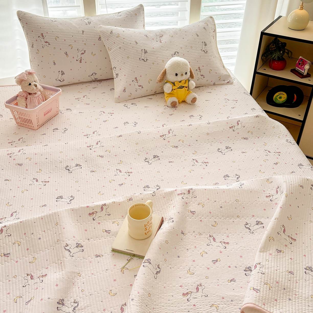 91家纺网 家纺一手货源 找家纺 优悦生活馆 2026新款麻绳款锦氨凉感丝夏被 飞马