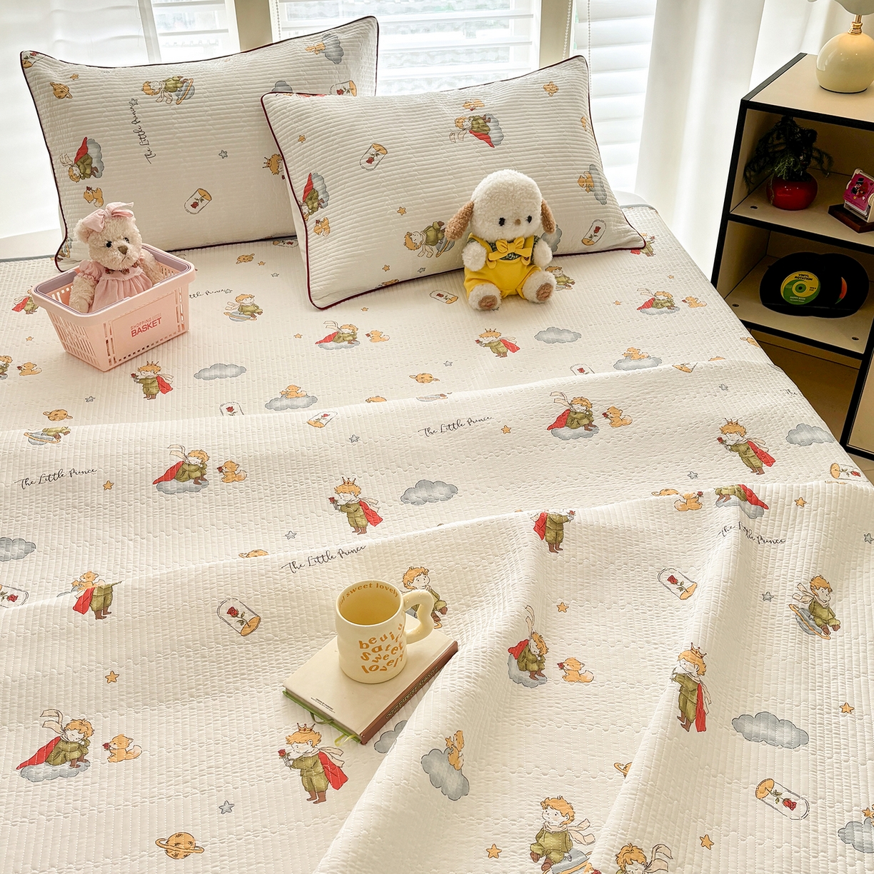 91家纺网 家纺一手货源 找家纺 优悦生活馆 2026新款麻绳款锦氨凉感丝夏被 小王子