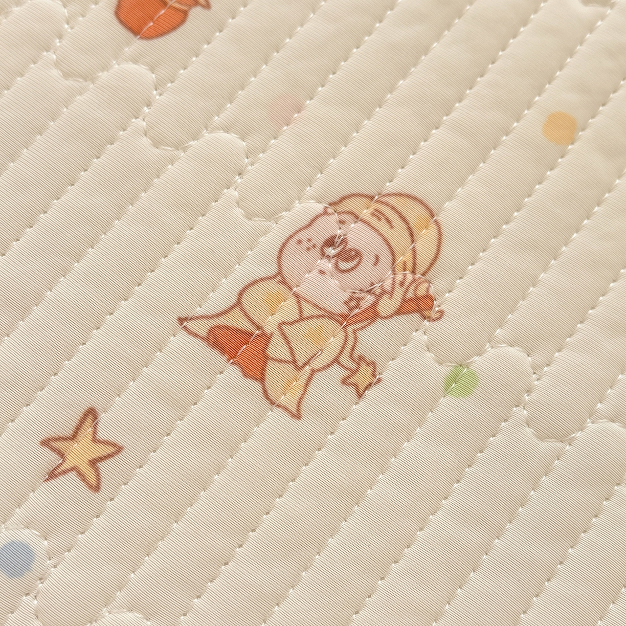 91家纺网 家纺一手货源 找家纺 优悦生活馆 2026新款麻绳款锦氨凉感丝夏被 水果小人