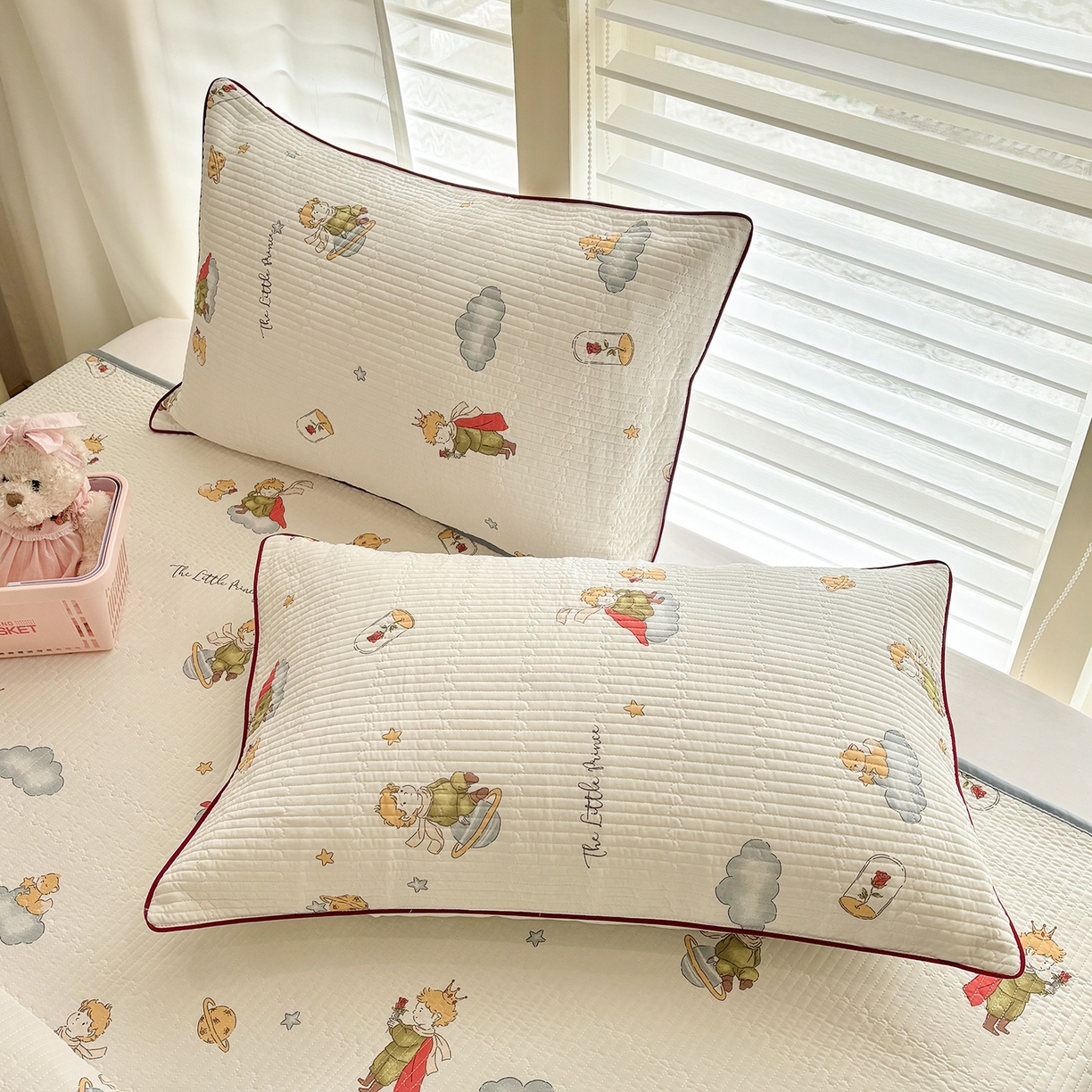 91家纺网 家纺一手货源 找家纺 优悦生活馆 2026新款麻绳款锦氨凉感丝夏被 小王子