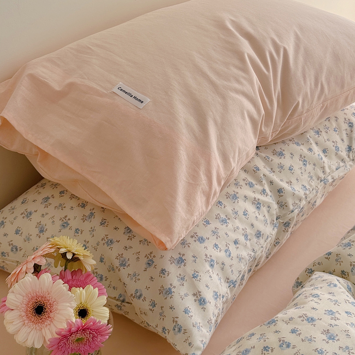 91家纺网 家纺一手货源 找家纺 （总）山茶家居-原创设计 2026新款全棉碎花系列四件套-曼岛