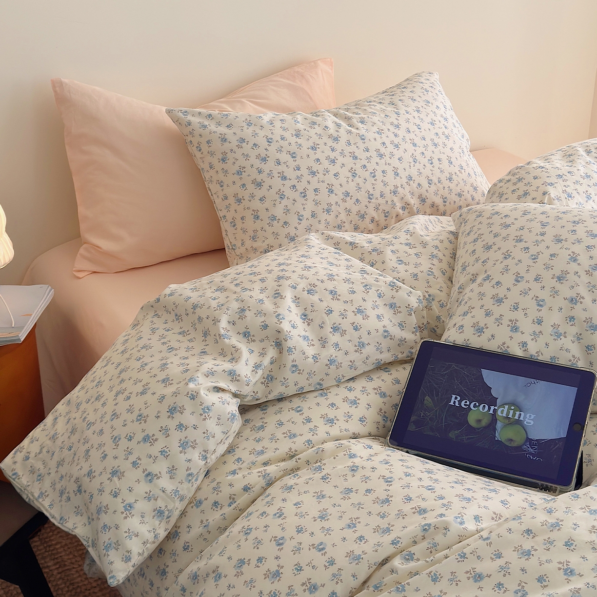 91家纺网 家纺一手货源 找家纺 （总）山茶家居-原创设计 2026新款全棉碎花系列四件套-曼岛