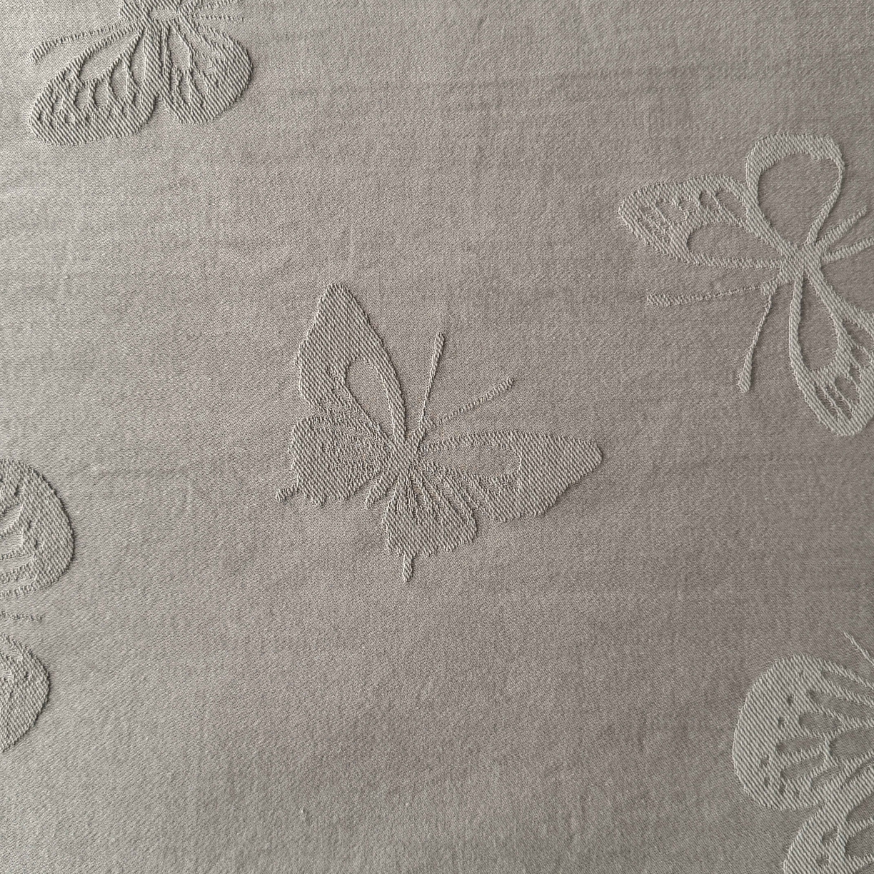 91家纺网 家纺一手货源 找家纺 乐家毛巾被（工厂自产自销） 2026春夏新款全棉60S长绒棉立体厚织提花整张棉花夏被四件套单夏被枕套夏凉被空 蝶影