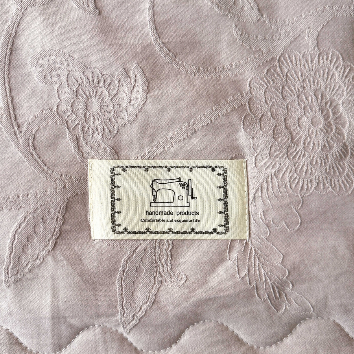 91家纺网 家纺一手货源 找家纺 乐家毛巾被（工厂自产自销） 2026春夏新款全棉60S长绒棉立体厚织提花整张棉花夏被四件套单夏被枕套夏凉被空 浮光掠影