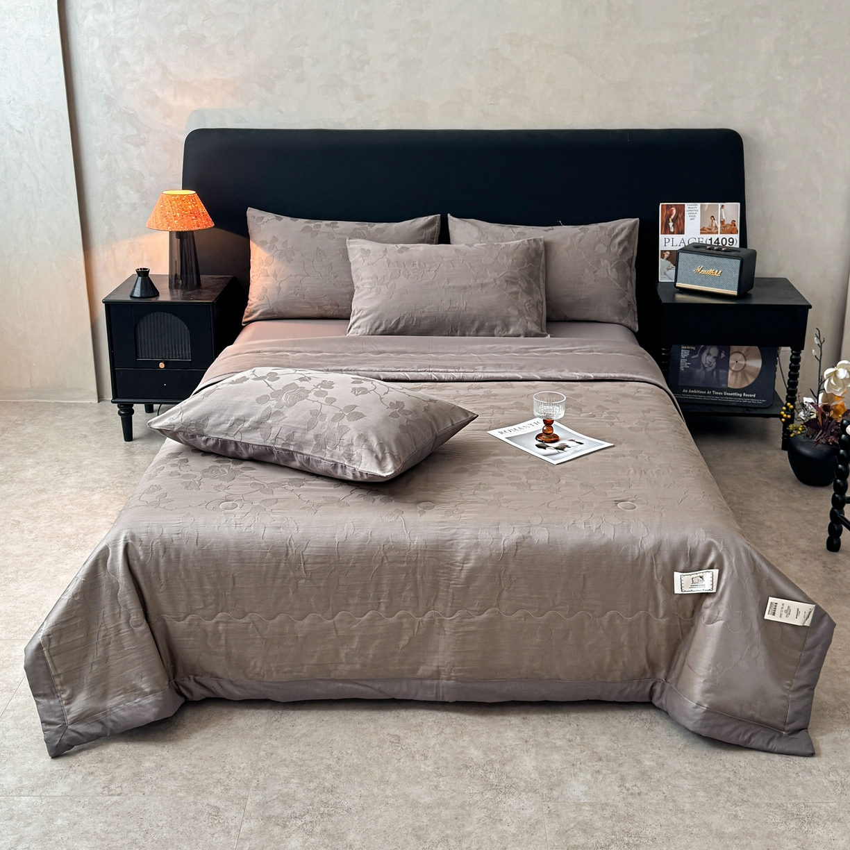 91家纺网 家纺一手货源 找家纺 乐家毛巾被（工厂自产自销） 2026春夏新款全棉60S长绒棉立体厚织提花整张棉花夏被四件套单夏被枕套夏凉被空 露染