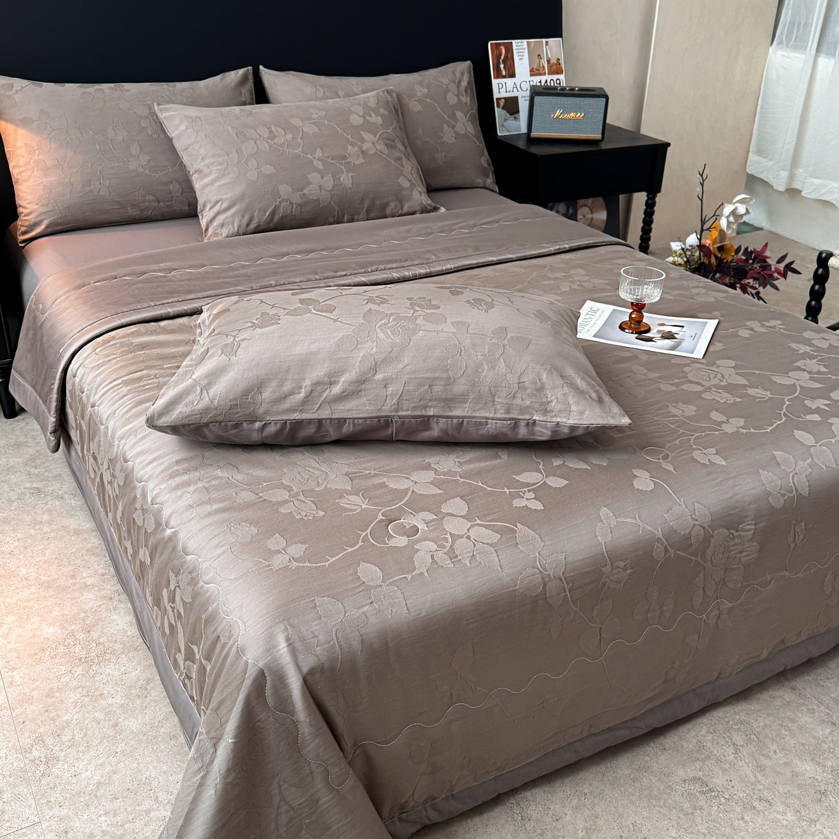 91家纺网 家纺一手货源 找家纺 乐家毛巾被（工厂自产自销） 2026春夏新款全棉60S长绒棉立体厚织提花整张棉花夏被四件套单夏被枕套夏凉被空 露染