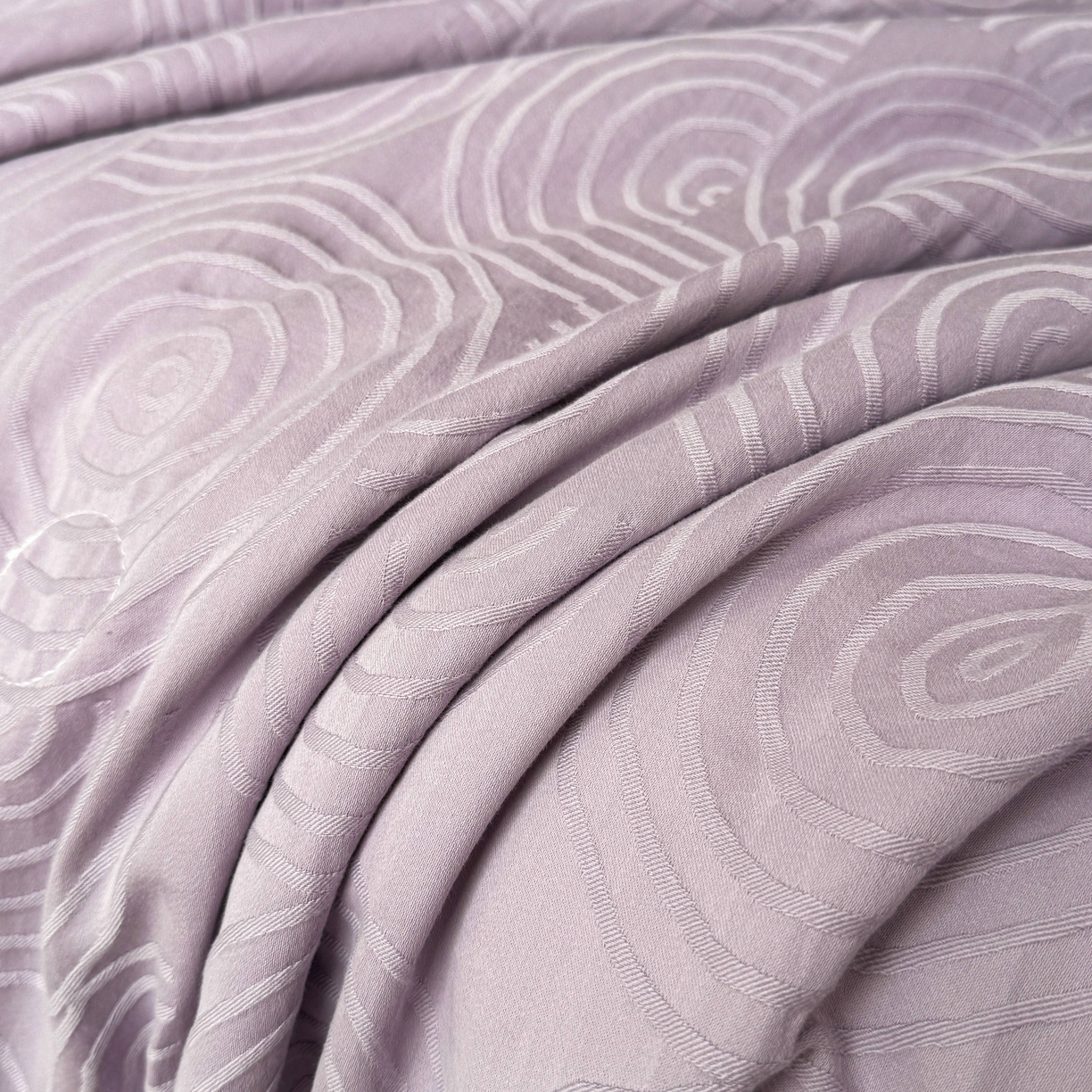 91家纺网 家纺一手货源 找家纺 乐家毛巾被（工厂自产自销） 2026春夏新款全棉60S长绒棉立体厚织提花整张棉花夏被四件套单夏被枕套夏凉被空 眠琴