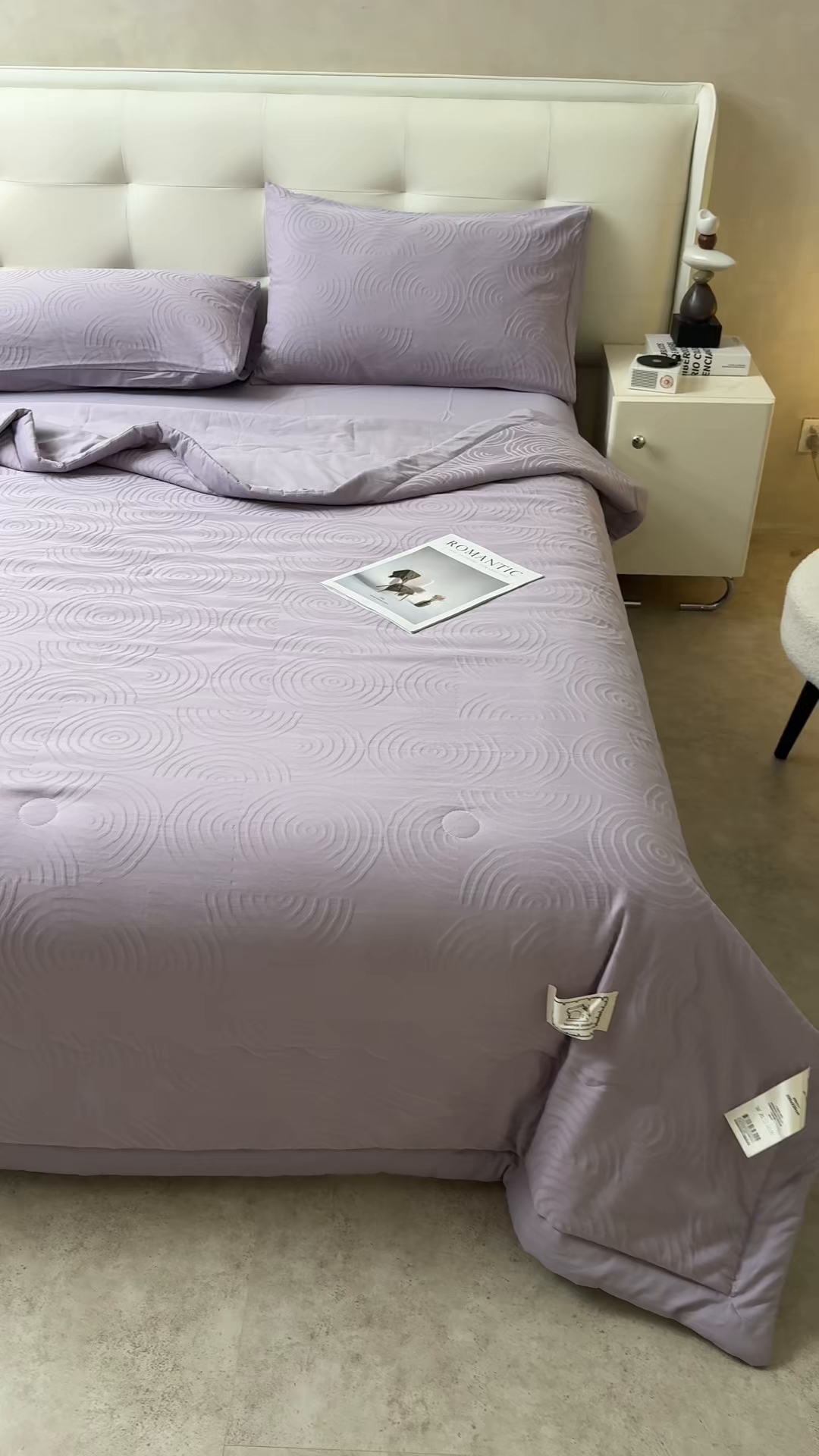 91家纺网 家纺一手货源 找家纺 乐家毛巾被（工厂自产自销） 2026春夏新款全棉60S长绒棉立体厚织提花整张棉花夏被四件套单夏被枕套夏凉被空 眠琴