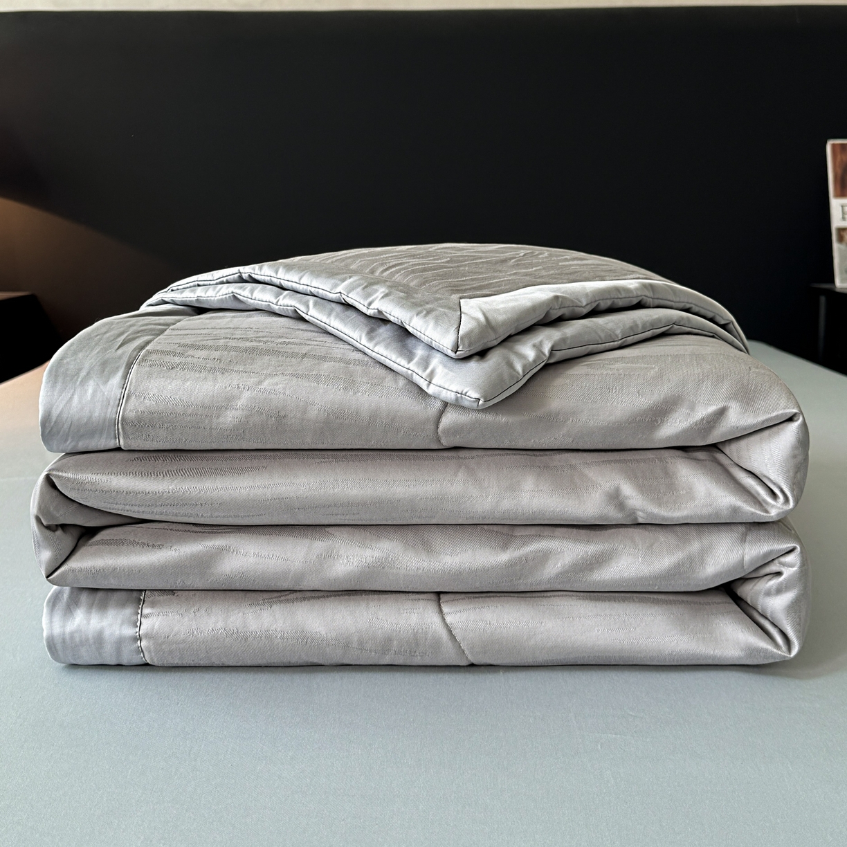 乐家毛巾被（工厂自产自销） 2026春夏新款全棉60S长绒棉立体厚织提花整张棉花夏被四件套单夏被枕套夏凉被空 年轮