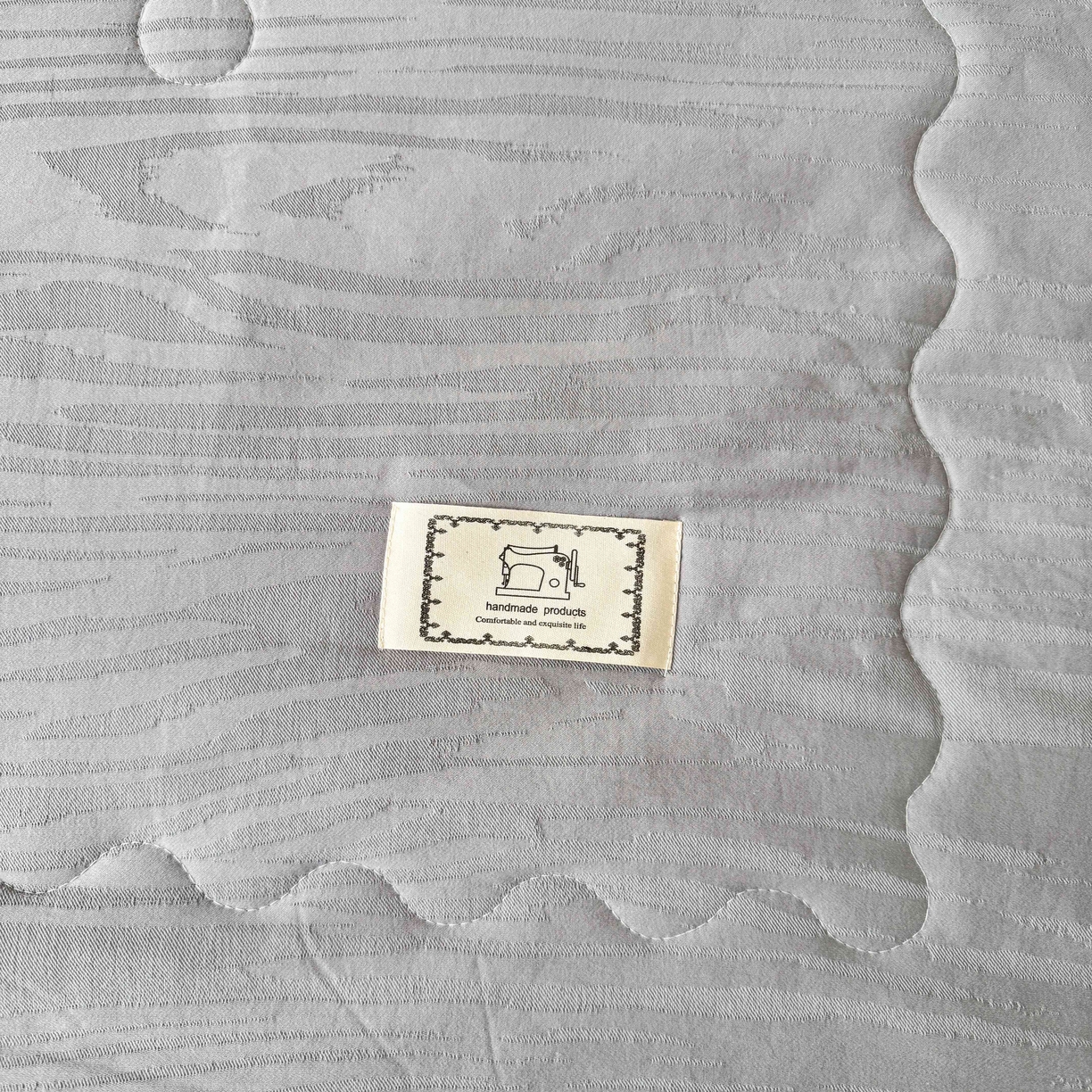 91家纺网 家纺一手货源 找家纺 乐家毛巾被（工厂自产自销） 2026春夏新款全棉60S长绒棉立体厚织提花整张棉花夏被四件套单夏被枕套夏凉被空 年轮