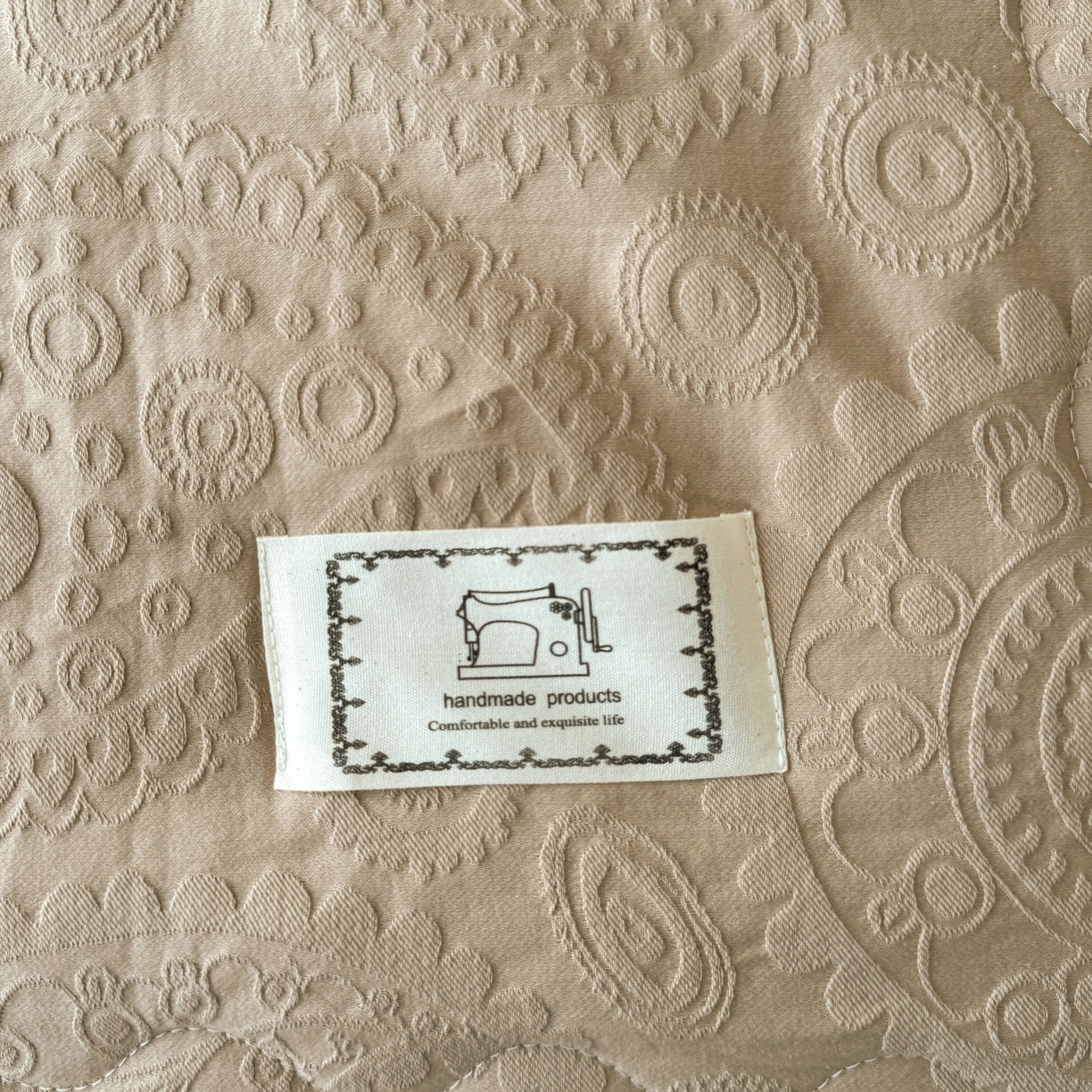 91家纺网 家纺一手货源 找家纺 乐家毛巾被（工厂自产自销） 2026春夏新款全棉60S长绒棉立体厚织提花整张棉花夏被四件套单夏被枕套夏凉被空 浅迹