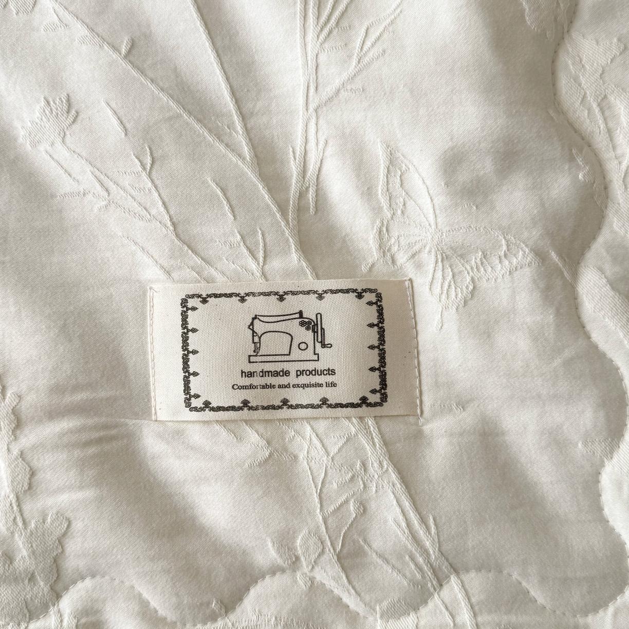 91家纺网 家纺一手货源 找家纺 乐家毛巾被（工厂自产自销） 2026春夏新款全棉60S长绒棉立体厚织提花整张棉花夏被四件套单夏被枕套夏凉被空 素纹