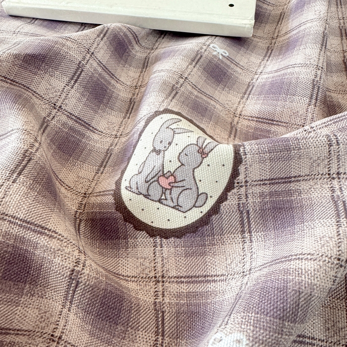 91家纺网 家纺一手货源 找家纺 羽梦家纺 2026新款老粗布床单三件套 栖兔