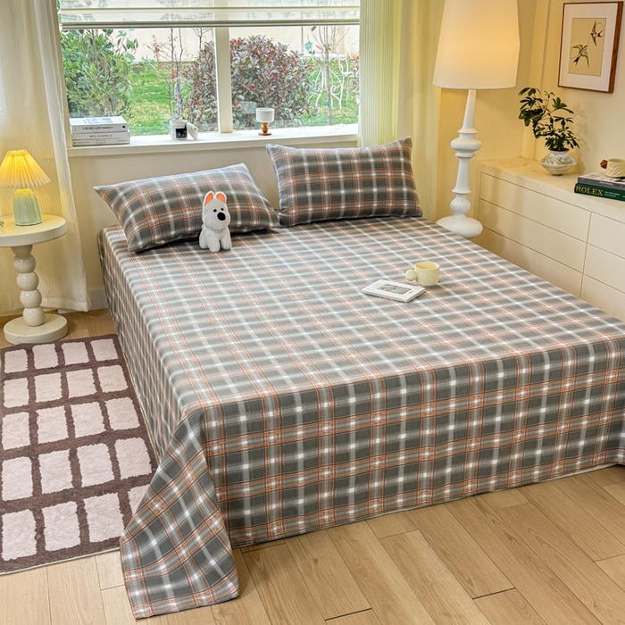 91家纺网 家纺一手货源 找家纺 羽梦家纺 2026新款老粗布床单三件套 序章