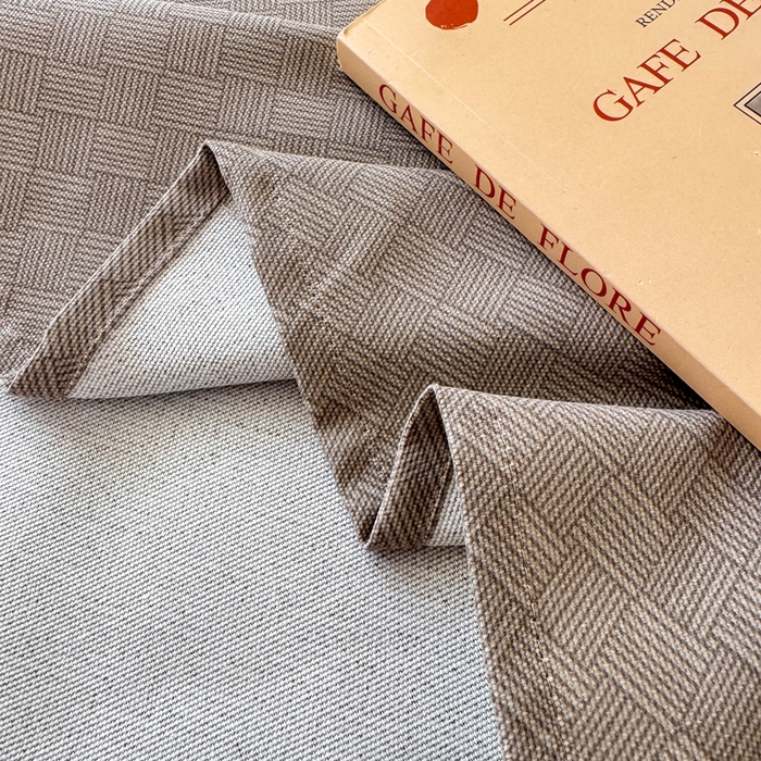 91家纺网 家纺一手货源 找家纺 羽梦家纺 2026新款老粗布床单三件套 棕柯