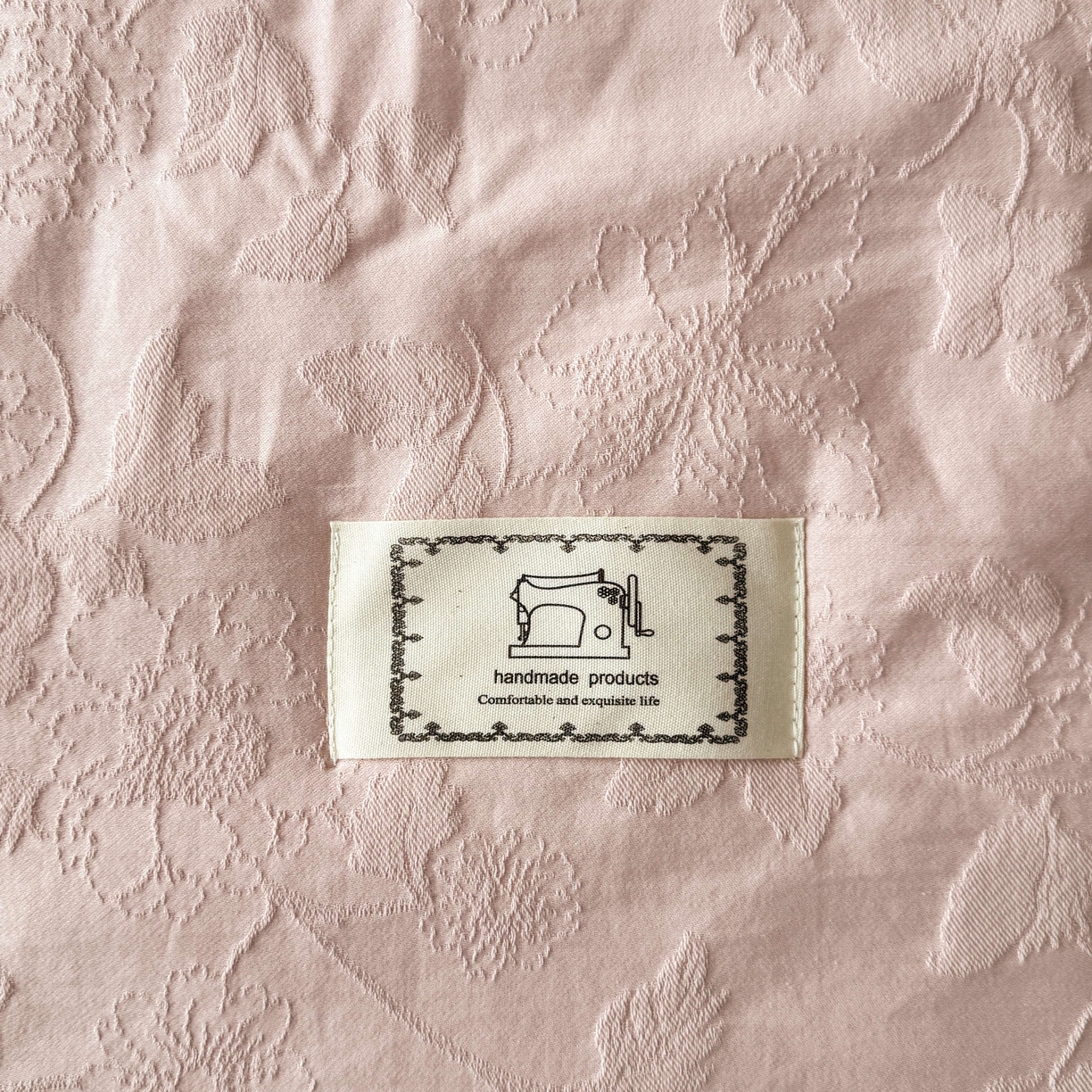 91家纺网 家纺一手货源 找家纺 乐家毛巾被（工厂自产自销） 2026春夏新款全棉60S长绒棉立体厚织提花整张棉花夏被四件套单夏被枕套夏凉被空 昔叶