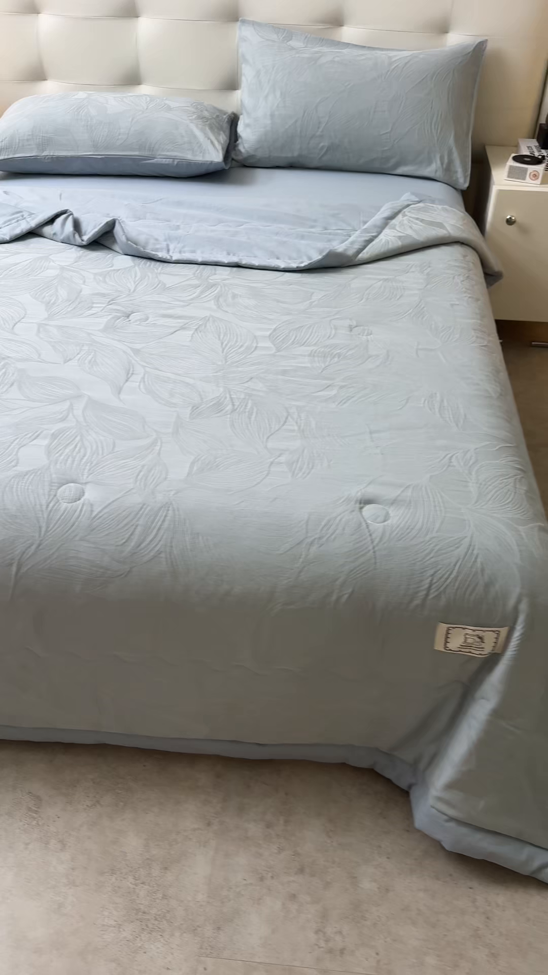 91家纺网 家纺一手货源 找家纺 乐家毛巾被（工厂自产自销） 2026春夏新款全棉60S长绒棉立体厚织提花整张棉花夏被四件套单夏被枕套夏凉被空 纤条