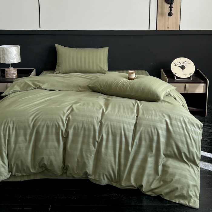 91家纺网 家纺一手货源 找家纺 （总）蓝淋家纺 2026春夏新款贡缎提花四件套