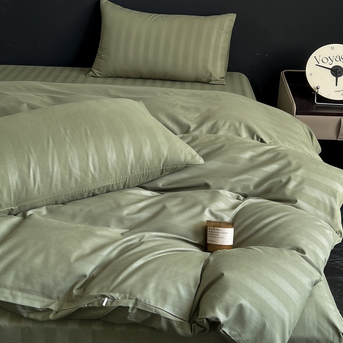 91家纺网 家纺一手货源 找家纺 （总）蓝淋家纺 2026春夏新款贡缎提花四件套