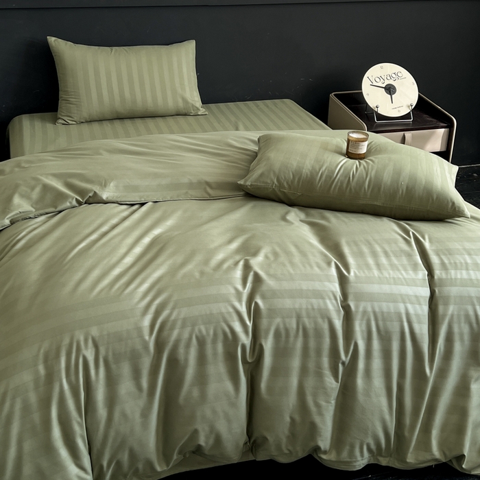 91家纺网 家纺一手货源 找家纺 （总）蓝淋家纺 2026春夏新款贡缎提花四件套