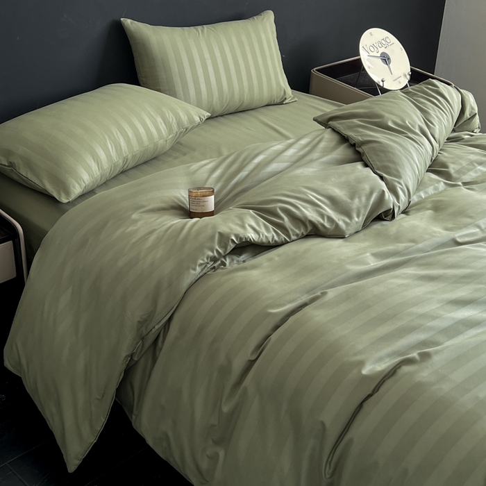 91家纺网 家纺一手货源 找家纺 （总）蓝淋家纺 2026春夏新款贡缎提花四件套