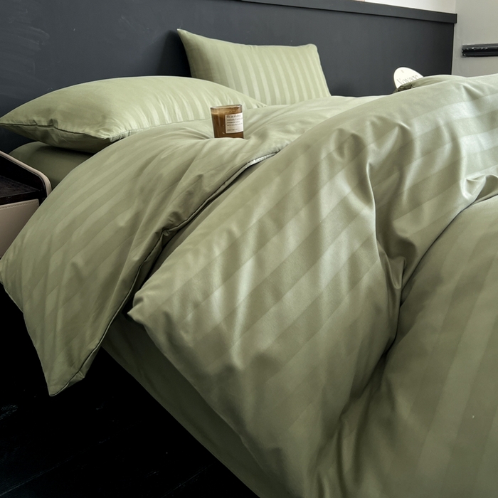 91家纺网 家纺一手货源 找家纺 （总）蓝淋家纺 2026春夏新款贡缎提花四件套