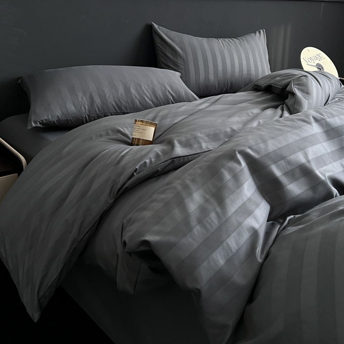 91家纺网 家纺一手货源 找家纺 （总）蓝淋家纺 2026春夏新款贡缎提花四件套