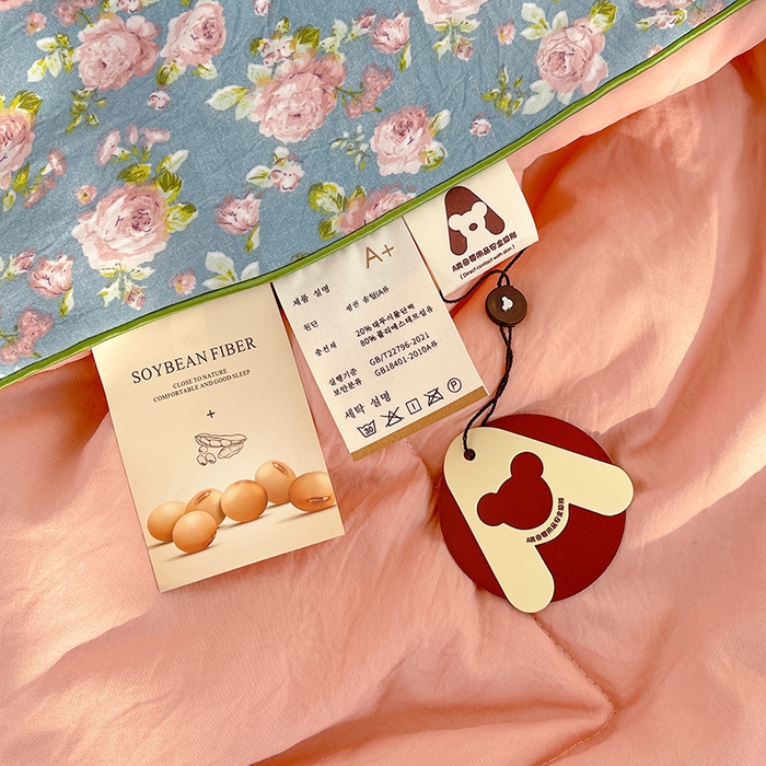 91家纺网 家纺一手货源 找家纺 太阳树 2026新款A类水洗双层纱夏被大豆夏被夏凉被空调被 玫瑰花园