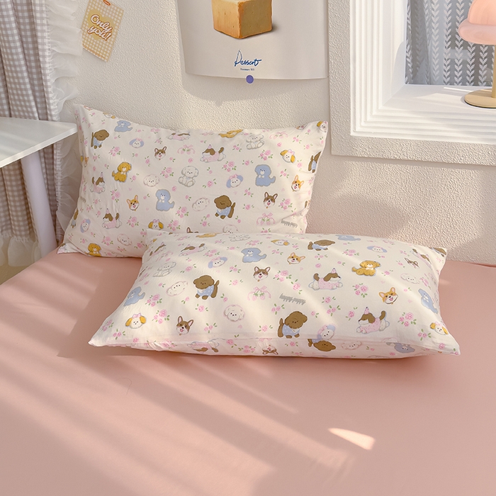 91家纺网 家纺一手货源 找家纺 太阳树 2026新款A类水洗双层纱夏被大豆夏被夏凉被空调被 奶芙汪汪