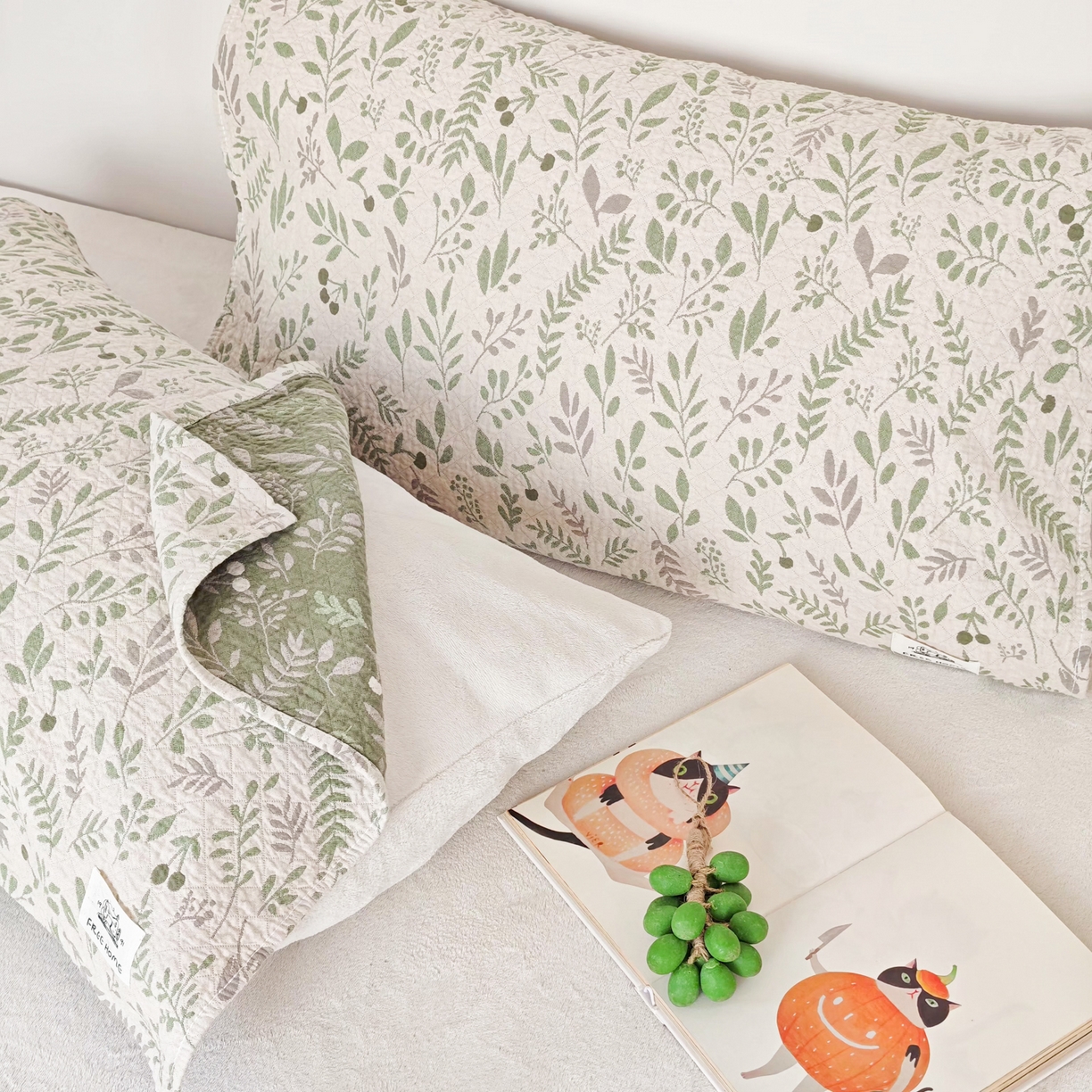 91家纺网 家纺一手货源 找家纺 沐瑟家纺  2026新款安心棉纯棉纱布枕巾 知言