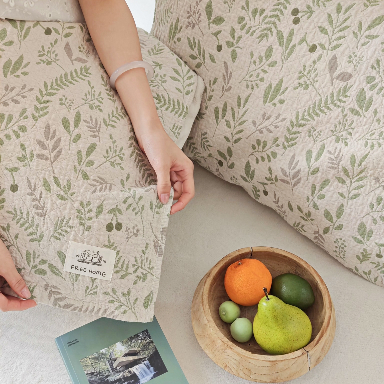 91家纺网 家纺一手货源 找家纺 沐瑟家纺  2026新款安心棉纯棉纱布枕巾 知言