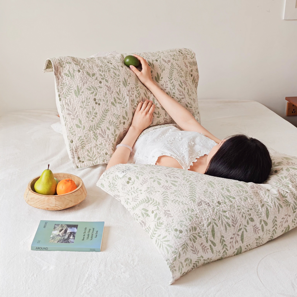 91家纺网 家纺一手货源 找家纺 沐瑟家纺  2026新款安心棉纯棉纱布枕巾 知言