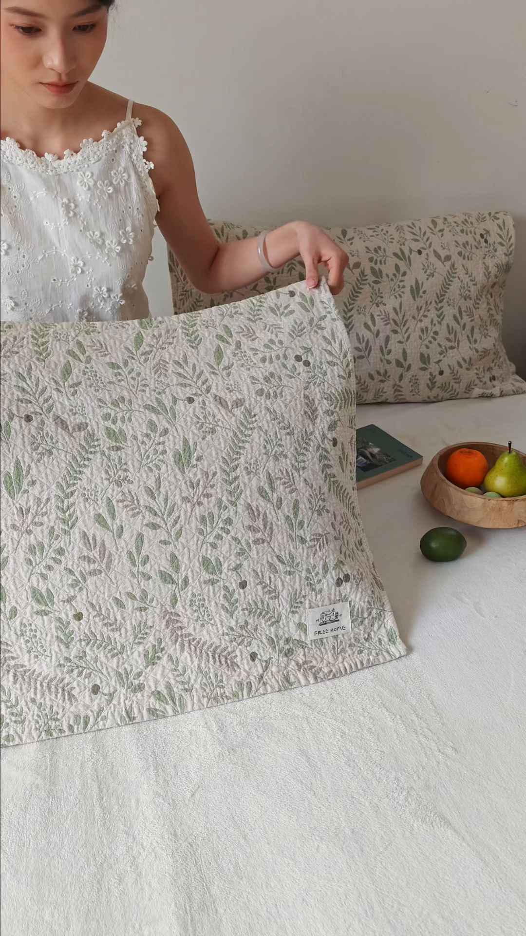 91家纺网 家纺一手货源 找家纺 沐瑟家纺  2026新款安心棉纯棉纱布枕巾 知言