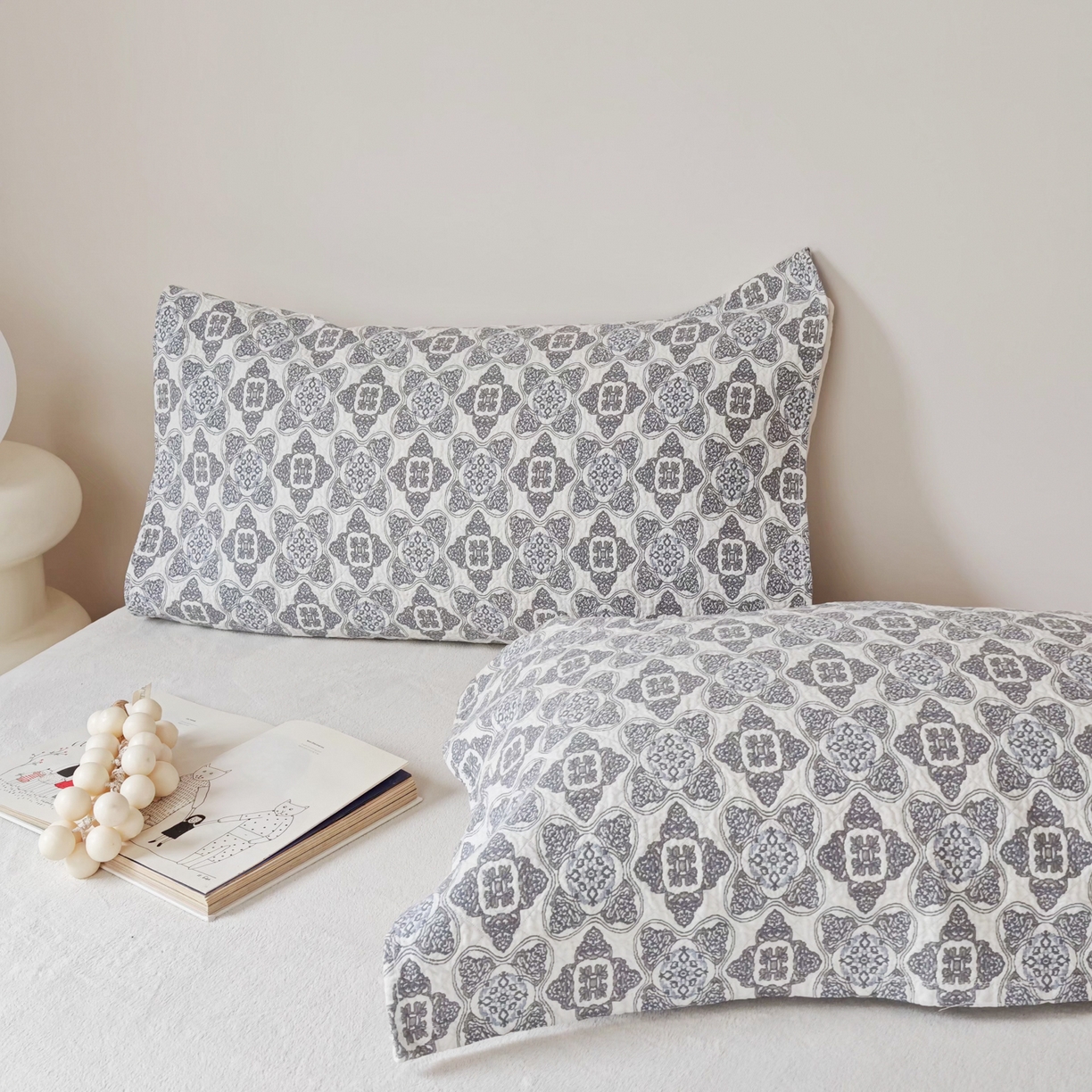 91家纺网 家纺一手货源 找家纺 沐瑟家纺  2026新款安心棉纯棉纱布枕巾 隅方糖