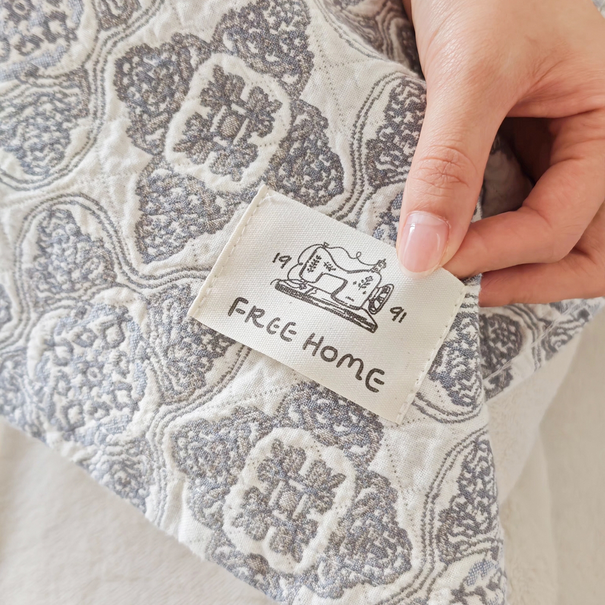 91家纺网 家纺一手货源 找家纺 沐瑟家纺  2026新款安心棉纯棉纱布枕巾 隅方糖