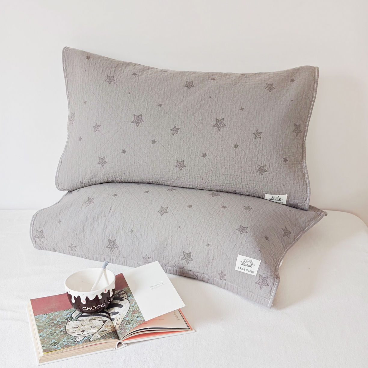 91家纺网 家纺一手货源 找家纺 沐瑟家纺  2026新款安心棉纯棉纱布枕巾 星点