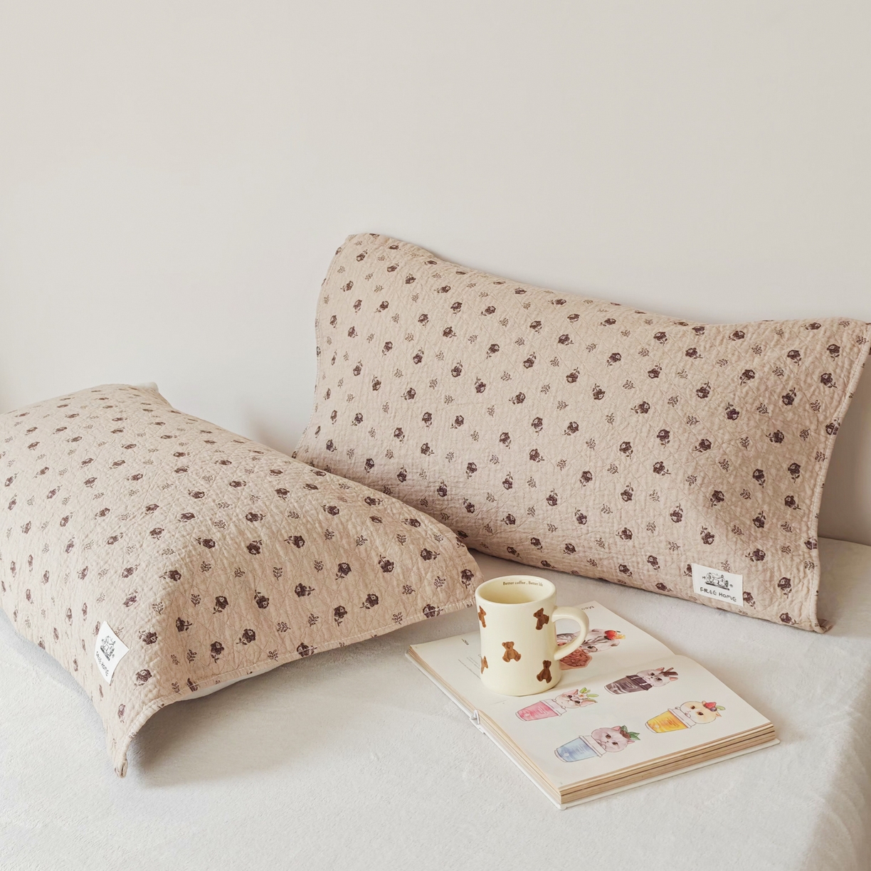 91家纺网 家纺一手货源 找家纺 沐瑟家纺  2026新款安心棉纯棉纱布枕巾 梦曦语