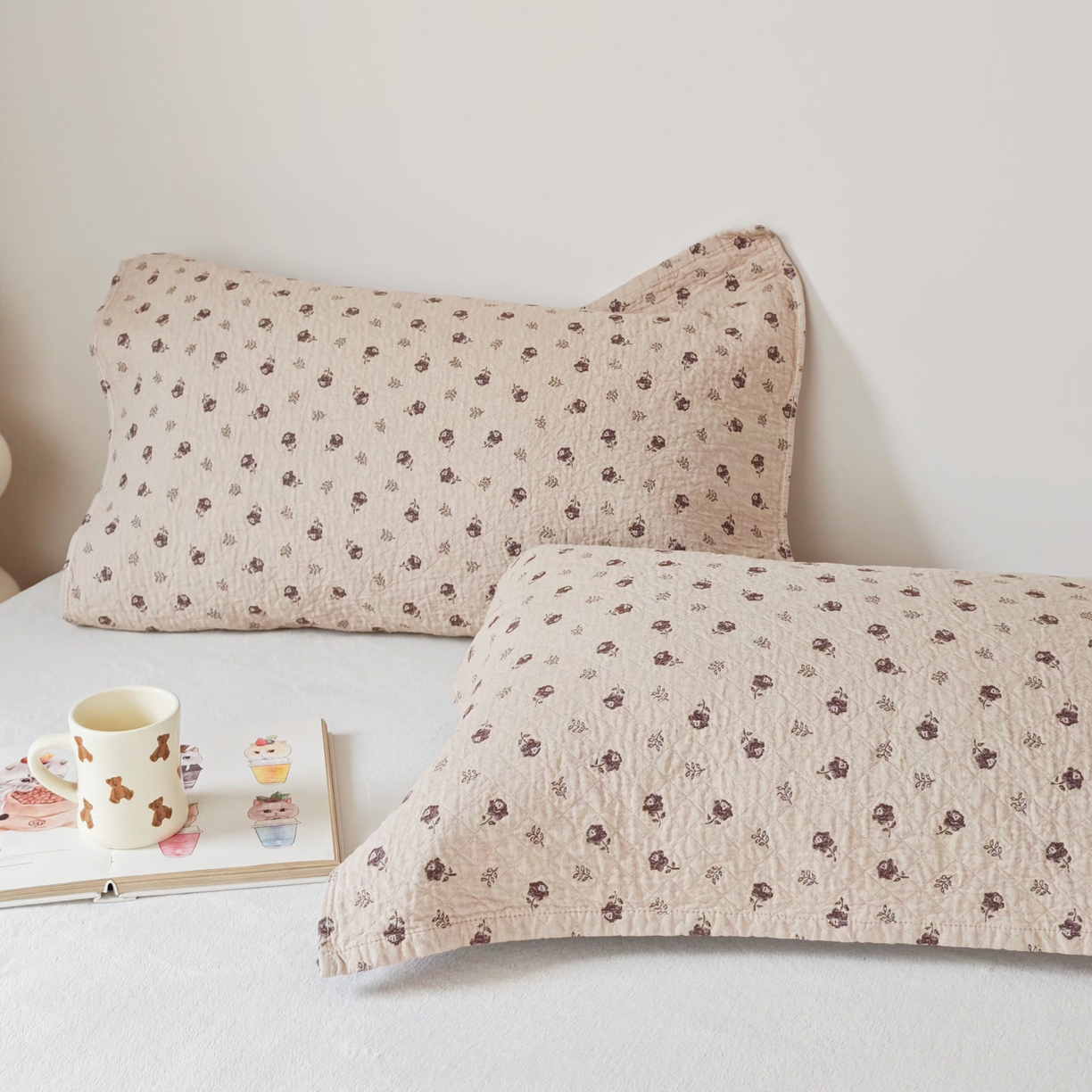 91家纺网 家纺一手货源 找家纺 沐瑟家纺  2026新款安心棉纯棉纱布枕巾 梦曦语