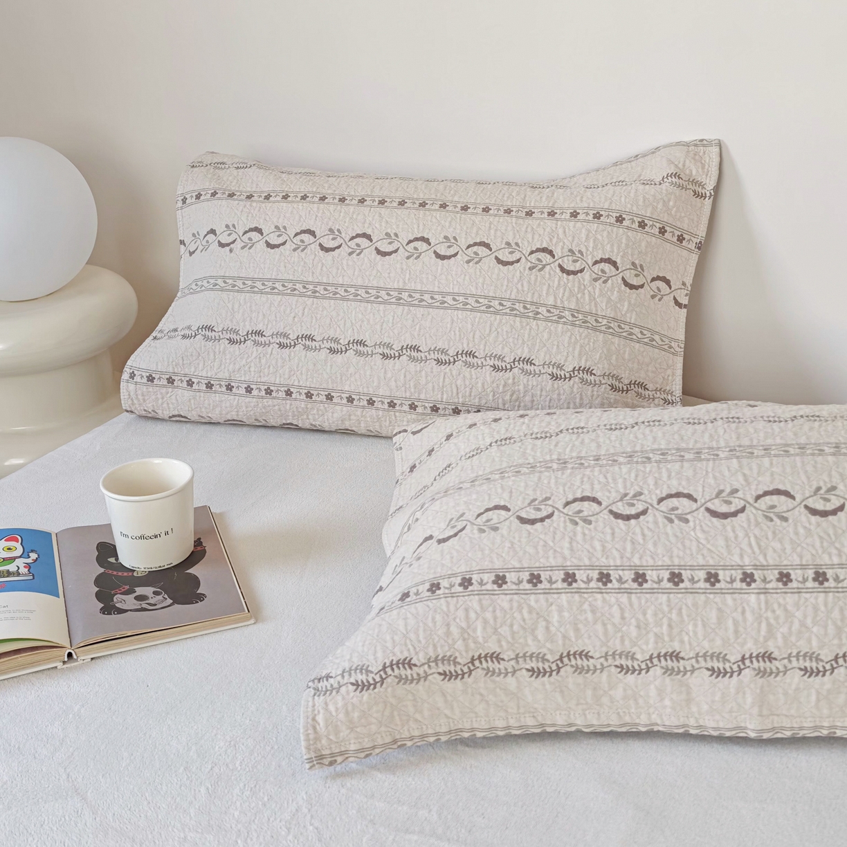 91家纺网 家纺一手货源 找家纺 沐瑟家纺  2026新款安心棉纯棉纱布枕巾 花涧语