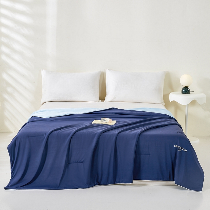 91家纺网 家纺一手货源 找家纺 （总）犇牛仓储供应链 2026新款锦氨凉感夏被被子被芯-风格二