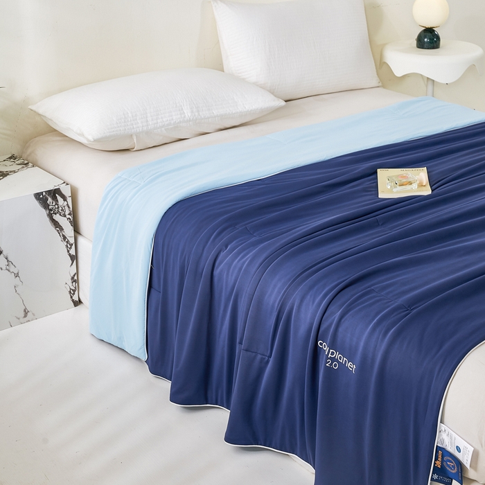 91家纺网 家纺一手货源 找家纺 （总）犇牛仓储供应链 2026新款锦氨凉感夏被被子被芯-风格二