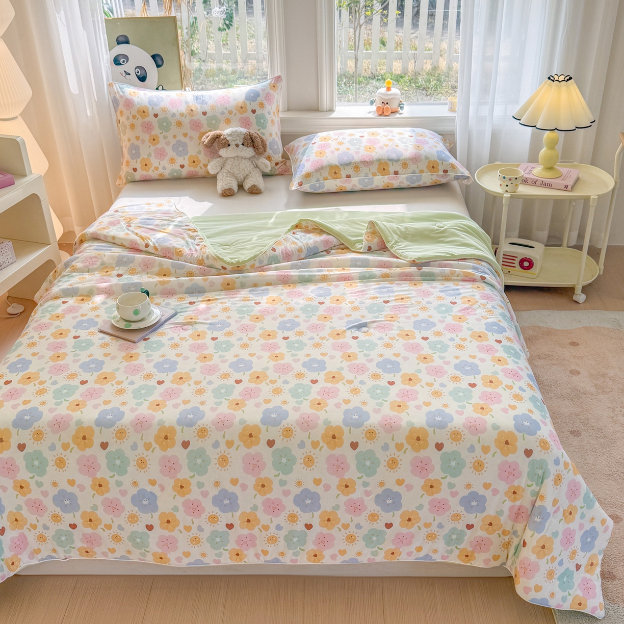 91家纺网 家纺一手货源 找家纺 （总）瑞禾家纺 2026新款印花凉感丝夏被夏凉被