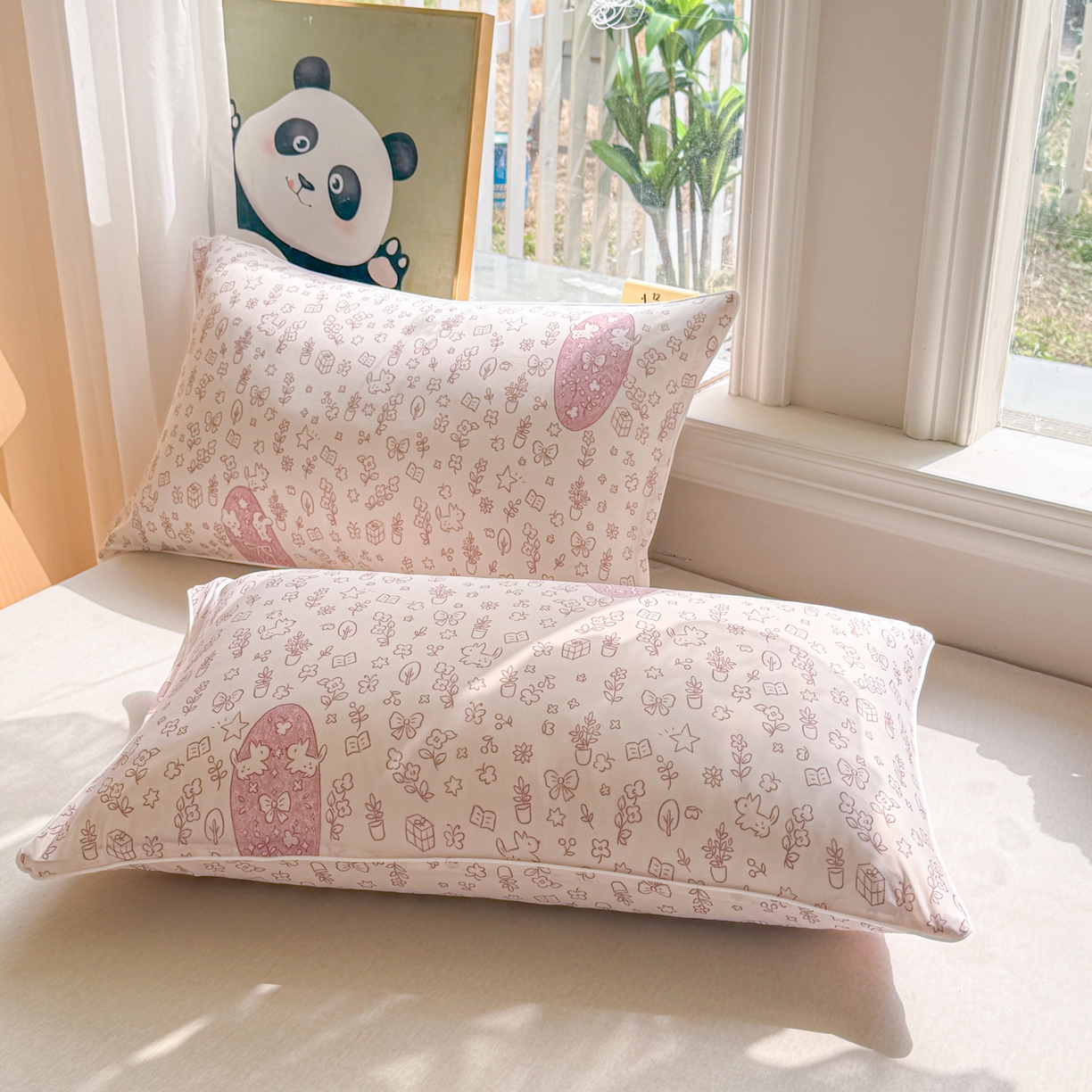 91家纺网 家纺一手货源 找家纺 瑞禾家纺 2026新款印花凉感丝夏被夏凉被 花园图